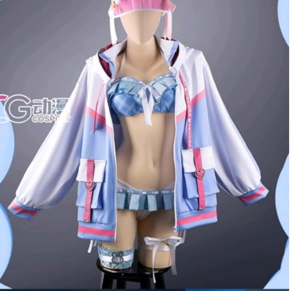 兎田ぺこら 水着衣装コスプレセット バーチャルYouTuber VTuber 兎田ぺこら 新衣装 水着 コスプレ衣装